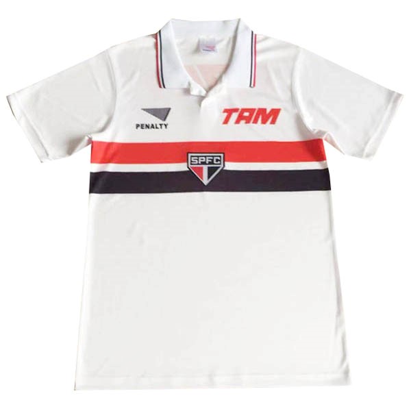 Tailandia Camiseta São Paulo PENALTY 1ª Retro 1994 Blanco